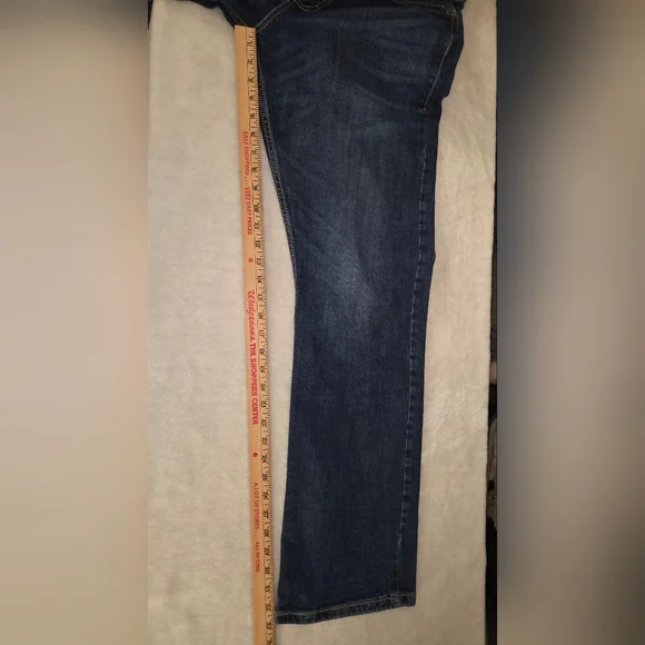 Wrangler Retro Slim Bootcut Jean Mens Dk Blue Denim Sz 36x34 Cowboy Ranch Rodeo - Picture 10 of 10